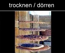 römische Vorratstechnik Trocknen, dörren,